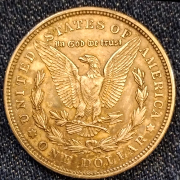 π²1921 P Morgan Silver Dollar,π₯ DDO, DDR, Multiple Die Cracks, Many Vamsπ - Picture 15 of 16